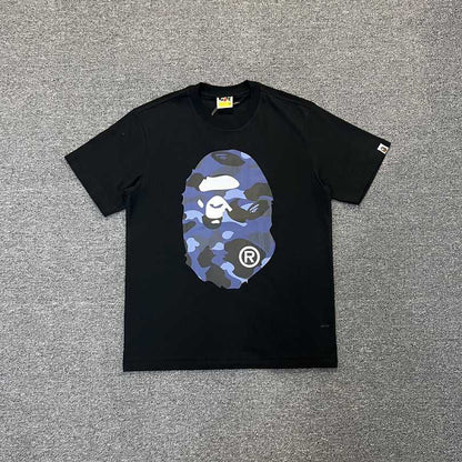 BAPE Blue Color Camo By Bathing Tee