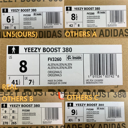 Yeezy Boost 380 Alien 2019(LN5 A1)