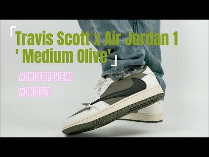 Travis Scott x Air Jordan 1  Medium Olive (LN5 A1 Batch)
