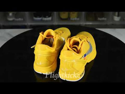 Off White x Nike Zoom Kobe 6 Yellow Custom