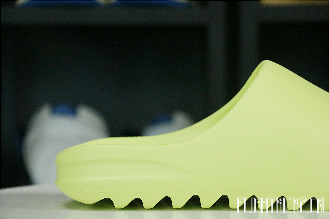 Yeezy Slides Glow Green 2021A1 Batch