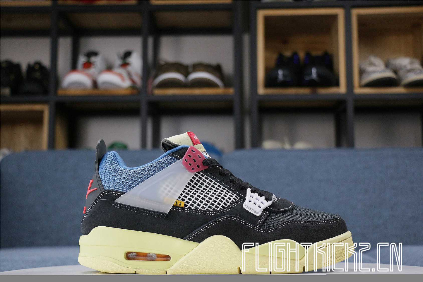 UNION LA x Air Jordan 4 Off-Noir 2020 (LN5 A1 Batch)