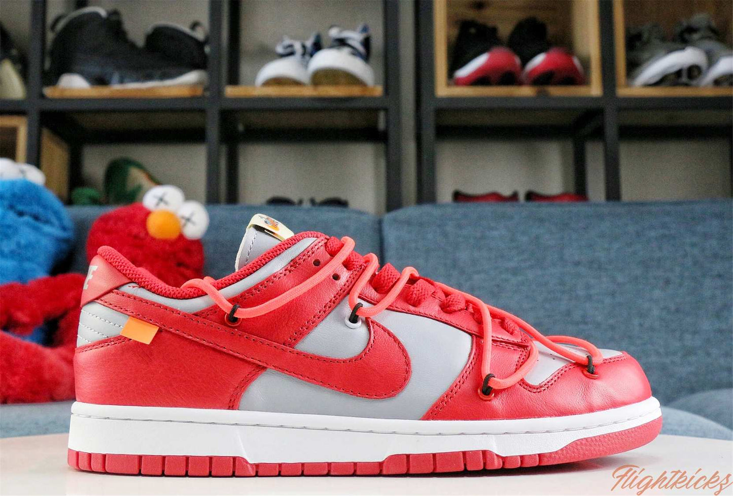 Off White X Nike SB Dunk University Red 2019(LN5 A1 Batch)