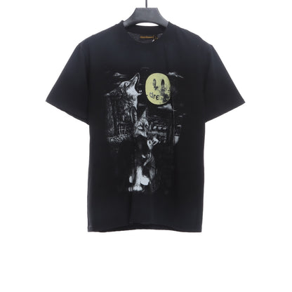 DREW full moon printed smiley face short sleeves