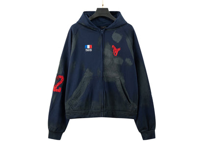 Balancig* Zip Up Hoodie Dark Navy