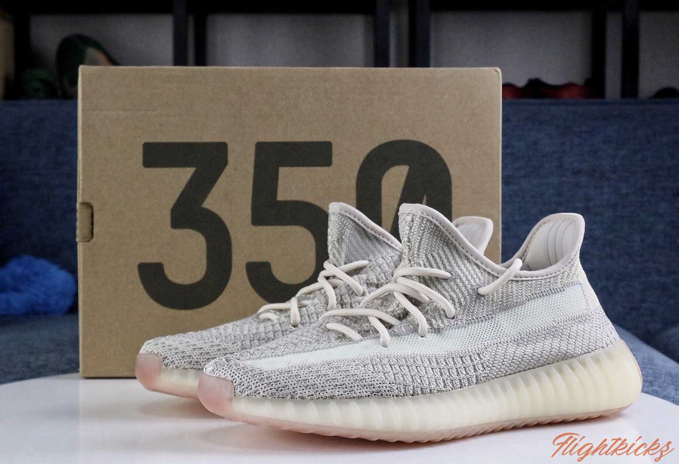 2019 Yeezy 350 V2 Citrin None Reflective锛圠n5 A1)