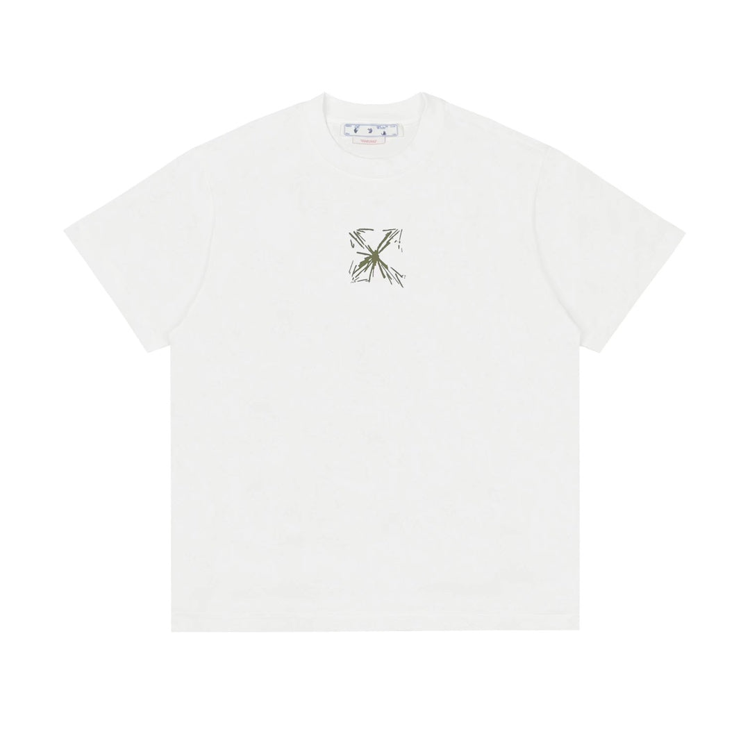 Ow Sketch Splash Ink Arrow letter short sleeve