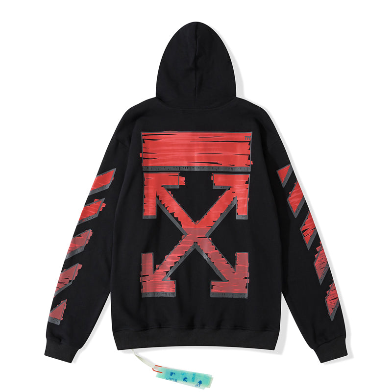 OFF-WHITE Marker Arrows Print Hoodie