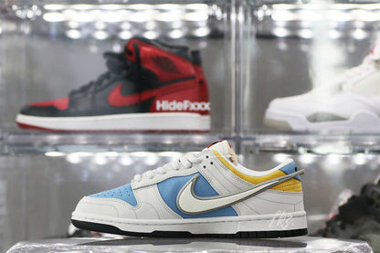 Nike SB Dunk Low & Athena Sail Blun White Grey