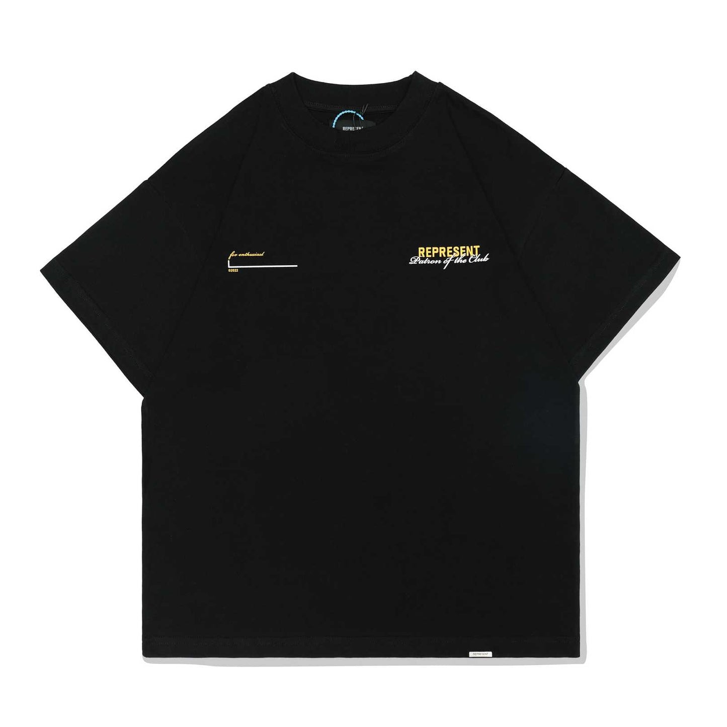 Represent X Manchester limited slogan print short-sleeved T-shirt black