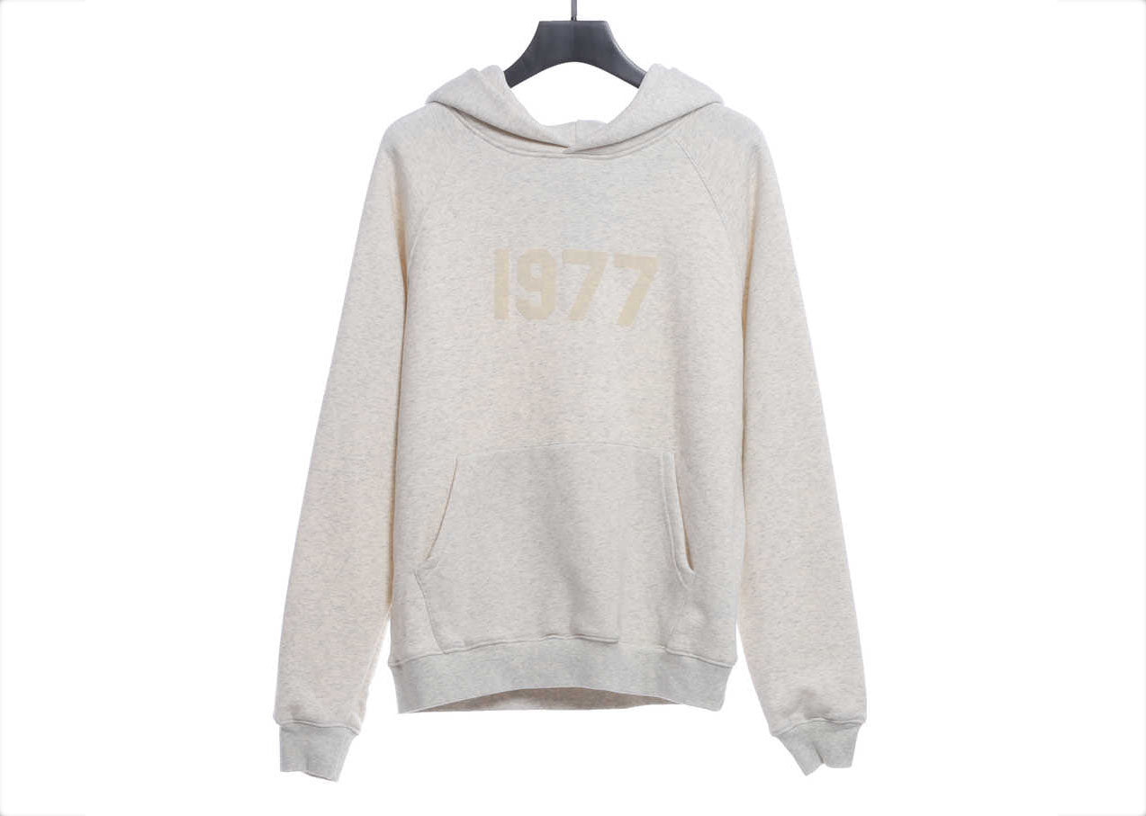Ess3nt1als F0G 1977 flocking fleece hoodie