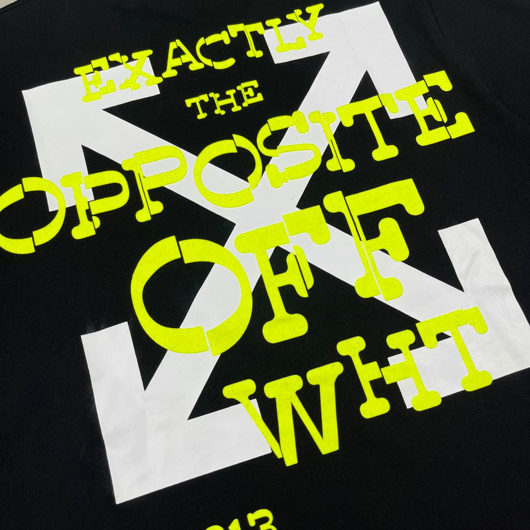 Ow yellow letter arrow short sleeves