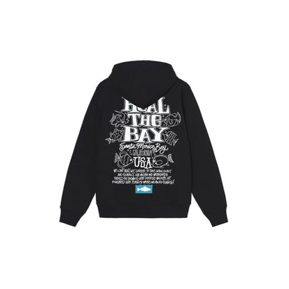 Stu$$y x Heal the Bay IZmA SS23 Heal the Bay Ocean Pigment Dyed Tee Graphic Printed Hoodie