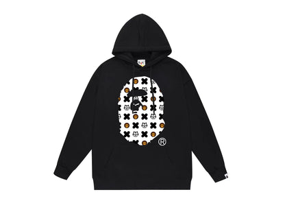BAPE Ape Head cartoon graphic print hoodie GSB7OL65