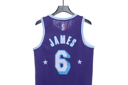 NBA Lakers James James No. 6 jersey