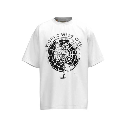 Gallery Dep Cobweb round printed short-sleeved T-shirt