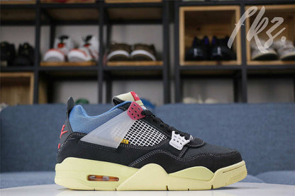 Union LA X Air Jordan 4 Retro Off Noir(GS) (LN5 A1 Batch)