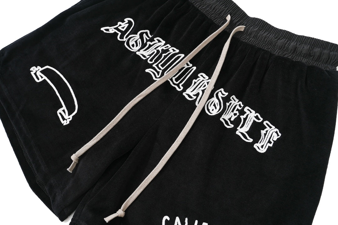 ASKYURSELF OG BOXING drawstring elastic short SHORTS