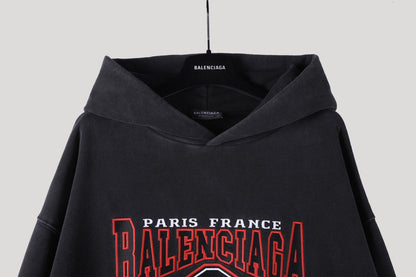 Balancig* logo-embroidered Oversized Hoodie