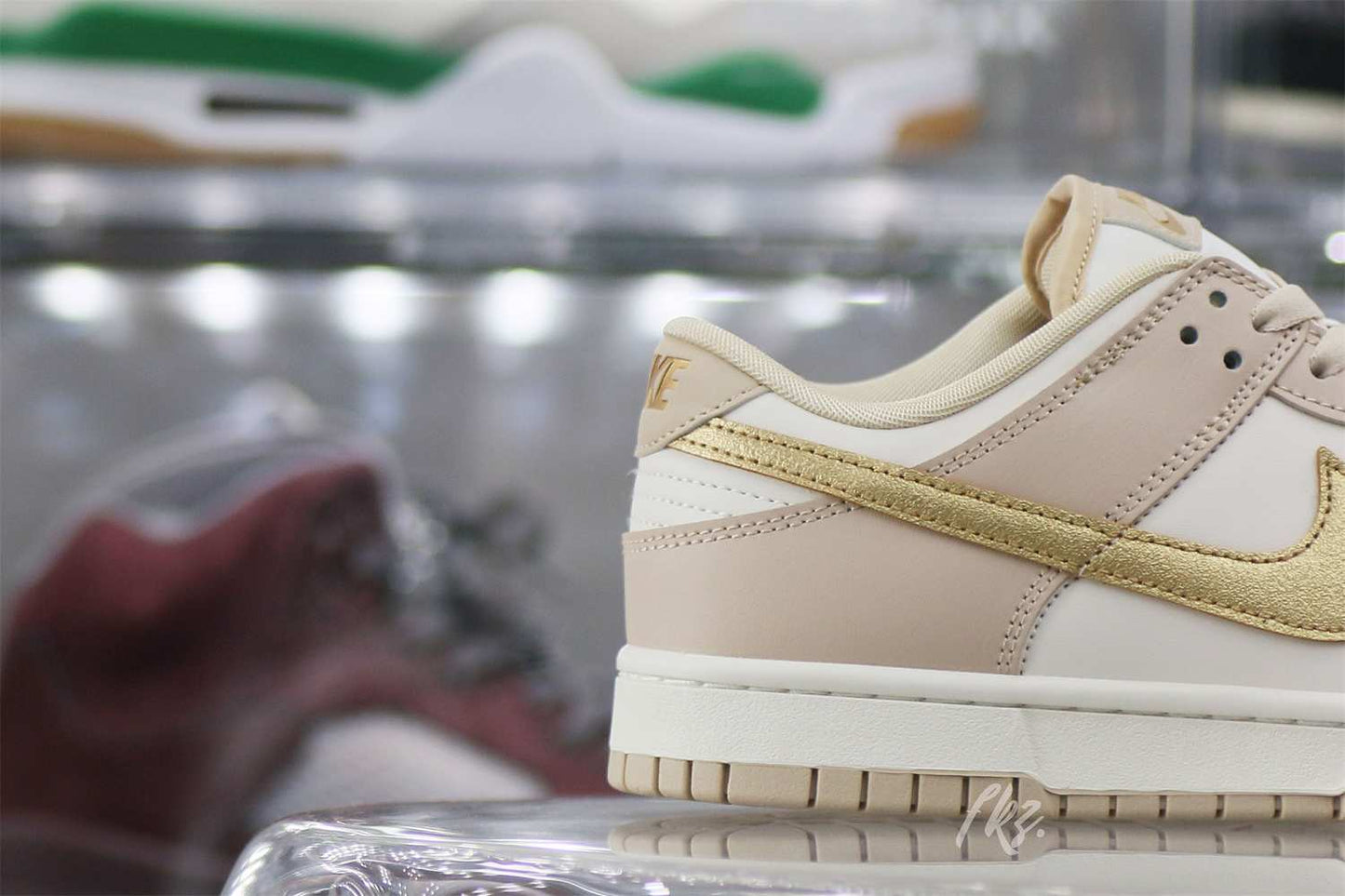 Nike Dunk Low Phantom Metallic Gold (Womens)(LN5 A1 Batch)