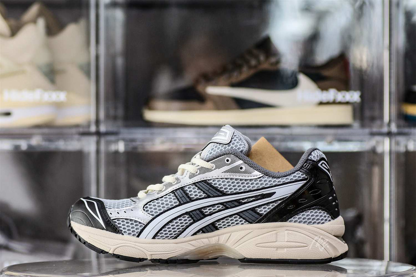 Gel Kayano 14 Black Glacier Grey Silver 2023