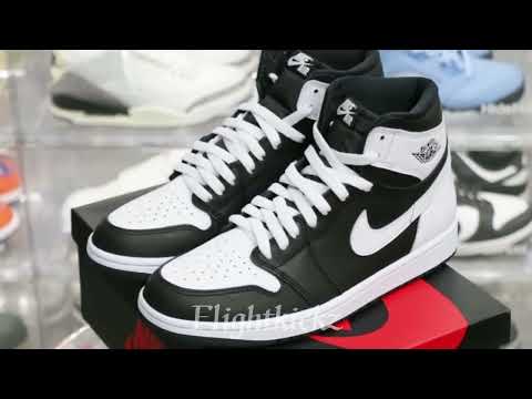 Air Jordan 1 Retro High OG Black White 2024
