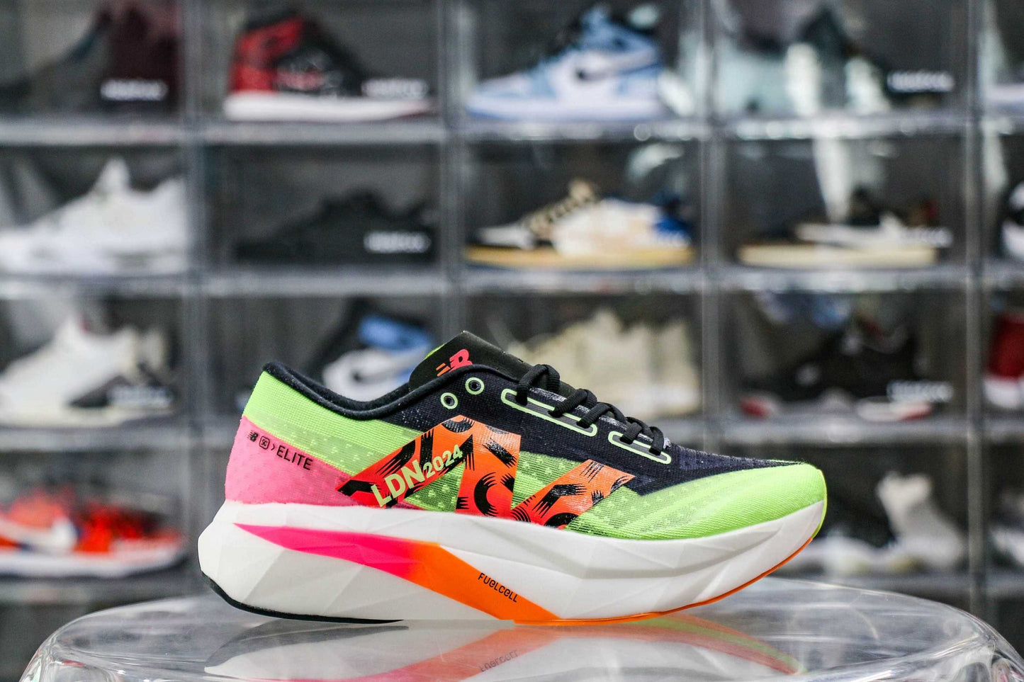 New Balance TCS London Marathon FuelCell SuperComp Elitev4 Green MRC