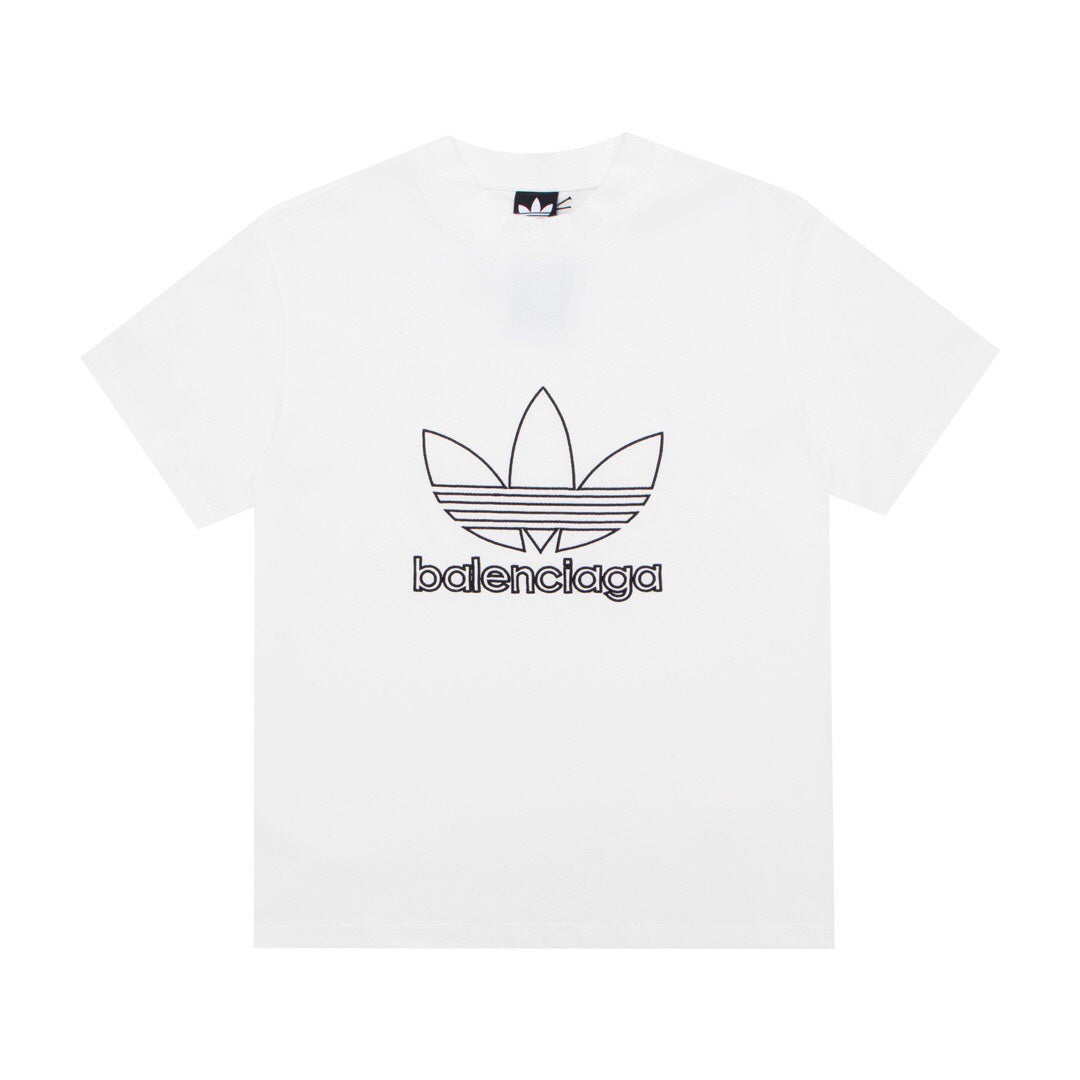 Adidas New clover embroidery logo short sleeves