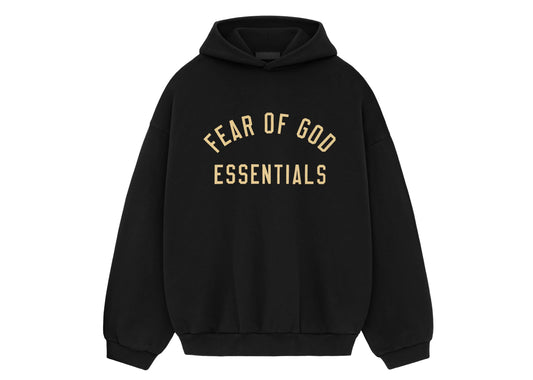 FEAR OF GOD ESSENTIALS 24FW letter print hoodie.