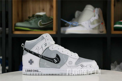 Nike Dunk High Video Game White Grey Black PS5 Loading