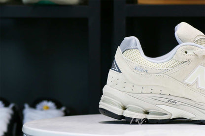 New Balance 2002R Bone Light Aluminum Sneakers