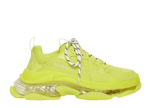 Balenciag* Triple S Sneaker Clear Sole 鈥?Fluo