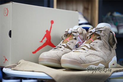 Travis Scott X Air Jordan 6 Retro British Khaki
