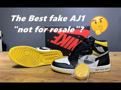 Air Jordan 1 Retro Not For Resale Yellow 2018
