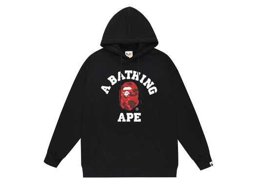 BAPE classic lettered Ape Head logo hoodie