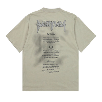 Balancig* Chest letter print T-shirt
