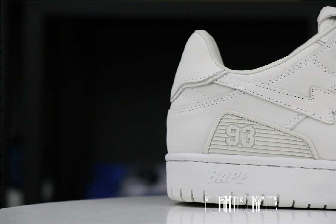 A Bathing Ape Bape SK8 Sta Triple White