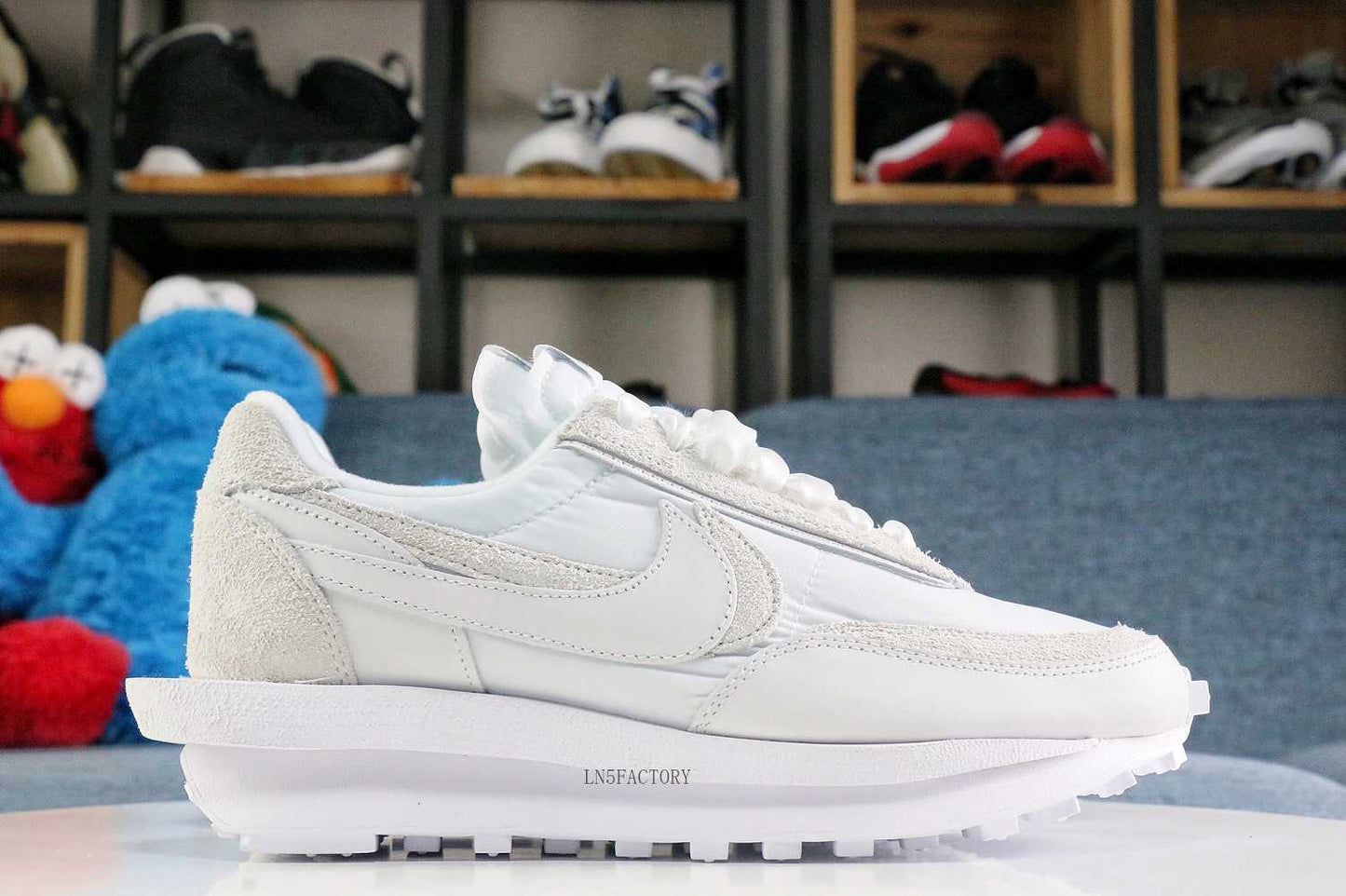 Sacai x Nike LDWaffle White Nylon 2020