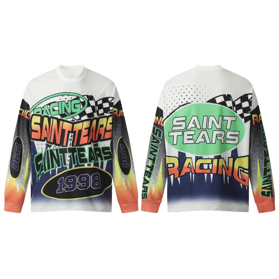 Saint Mich@el Tears Full Print 1998 Long Sleeve