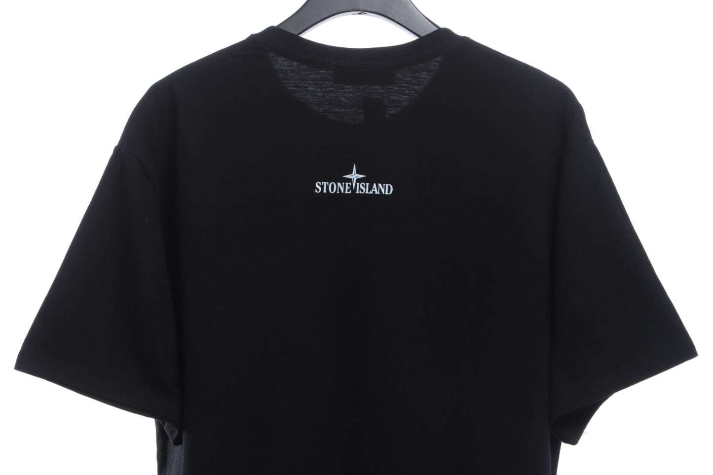 Stone Island Grid Compass Print Short Sleeve