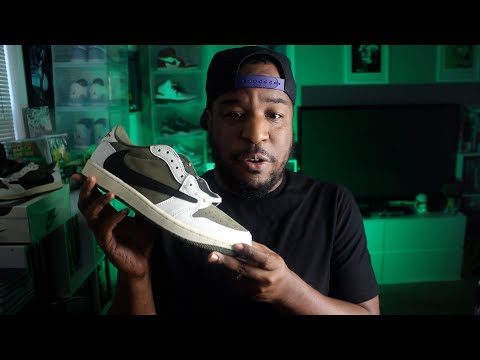 Travis Scott x Air Jordan 1  Medium Olive (LN5 A1 Batch)