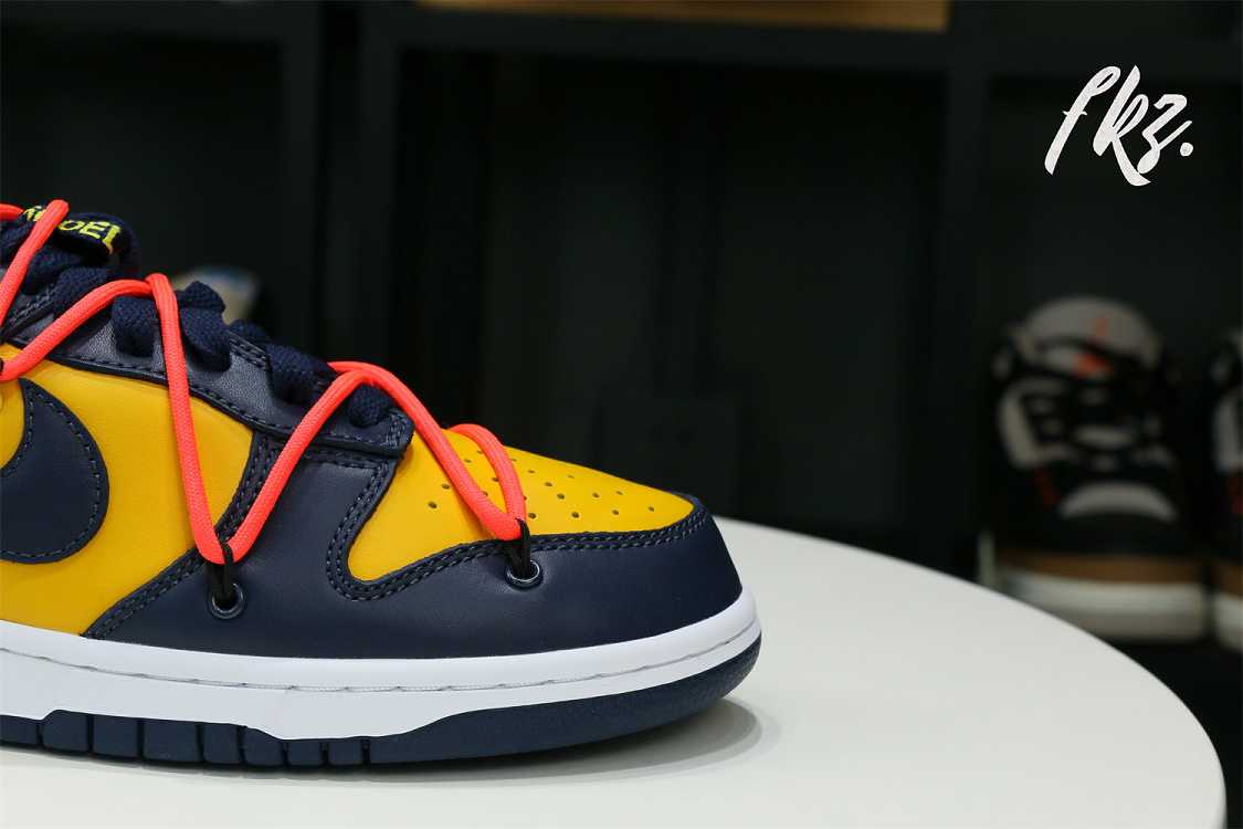 Off-White x Nike Dunk Low Michigan 2019(LN5 A1 Batch)