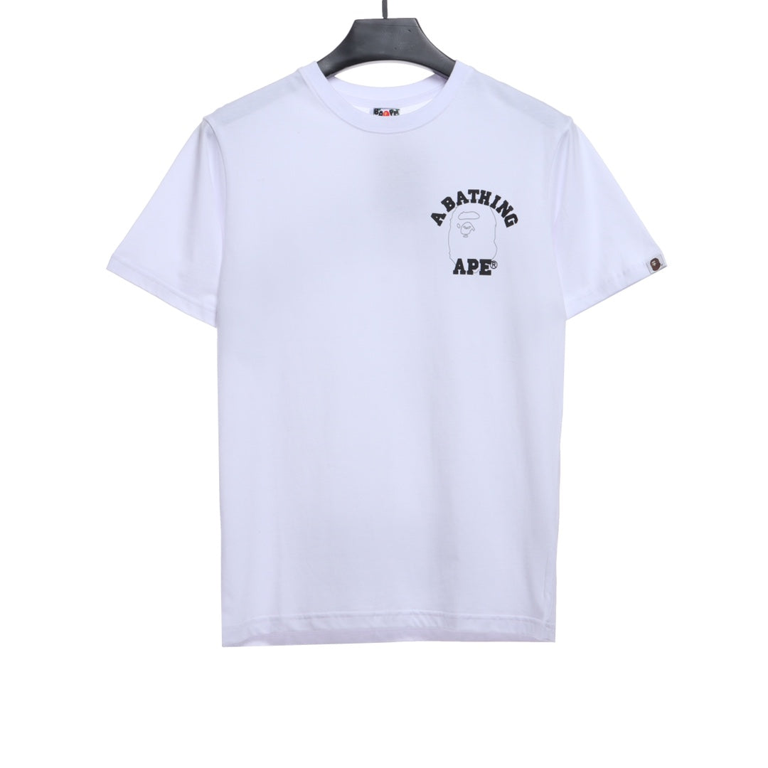 BAPE sketch ape-man head with short sleeves