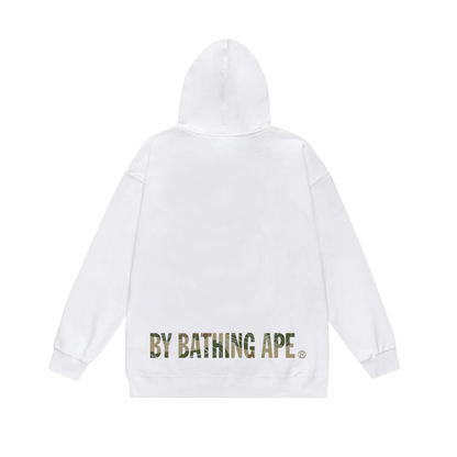 BAPE camo Ape Face logo hoodie