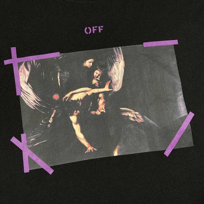 Ow Purple Arrow religious short sleeves