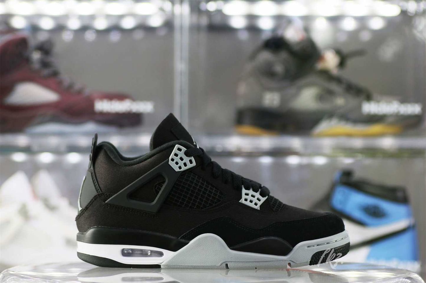 Air Jordan 4 Retro SE Black Canvas