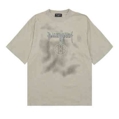 Balancig* Chest letter print T-shirt