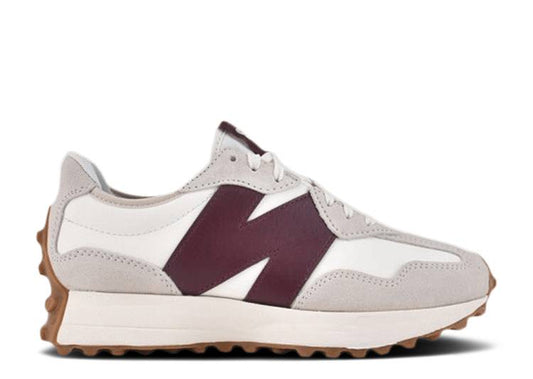 New Balance Wmns 327 White Dark Red