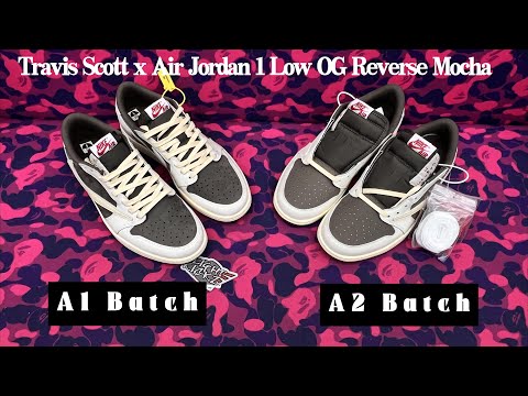 Travis Scott x Air Jordan 1 Low OG Reverse Mocha (LN5 A1 Batch)