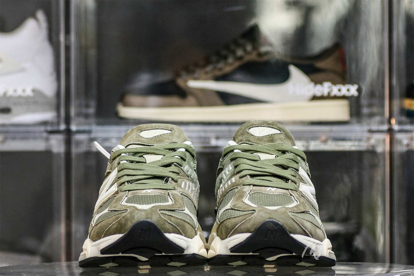 New Balance 9060 Dark Camo Sandstone